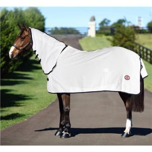 Kool Master Flag Horse Rug Combo - White w/Navy ~ in stock