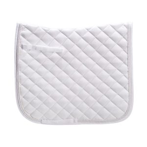 Showmaster Competition Kwik-Dry Dressage Saddle Pad - White