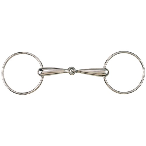 Thick Hollow Loose RIng Snaffle w/90mm Rings – Cedar Lodge Equine Products