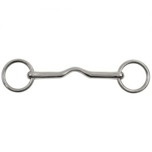 Ported Ring Snaffle Bit