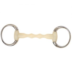 Happy Mouth Round Ring Eggbutt Bit w/Flexible Mouth