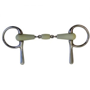 Happy Mouth Half Spoon Snaffle Bit w/Double Jointed Mouth