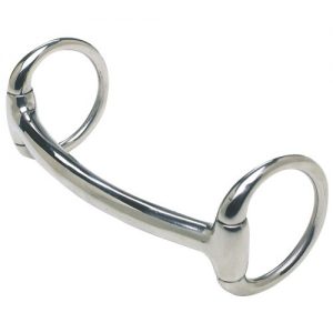 Mullen Mouth Eggbutt Bit w/Small Round Rings