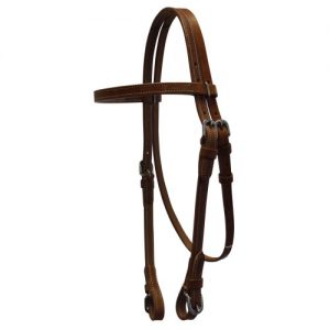 Fort Worth Headstall w/Buckle Bit Ends