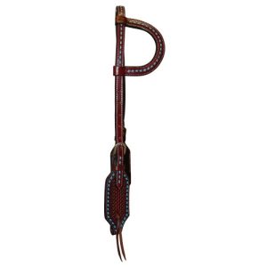 Fort Worth Turquoise Basket One-Ear Headstall