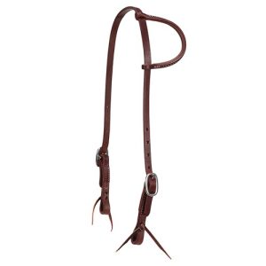 Professional's Choice Ranch Hand Single Ear Headstall Double Buckle 5/8"