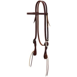 Weaver Pineapple Knot Browband Headstall - Canyon Rose