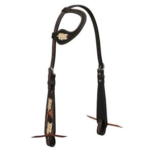 Fort Worth One Ear Headstall - Migizi Feather