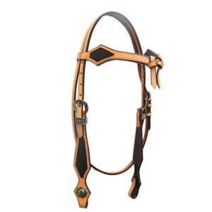 Fort Worth Oklahoma Knotted Brow Headstall