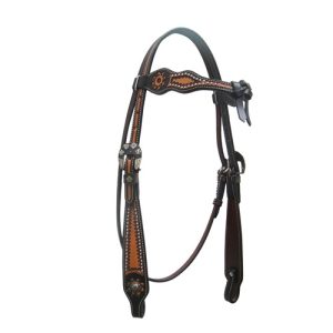 Fort Worth Oketo Knotted Brow Headstall