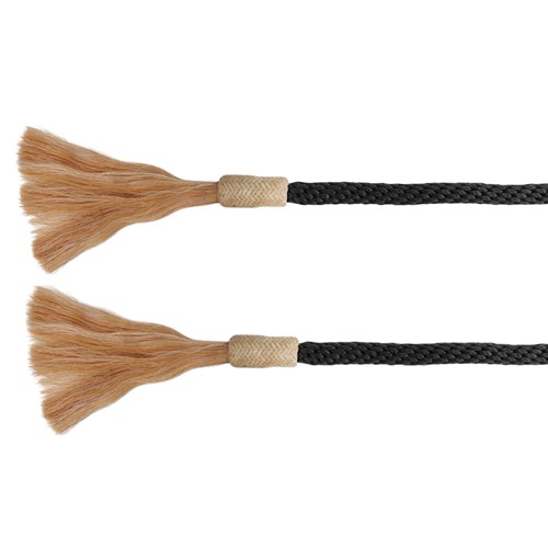 Fort Worth Soft Round Split Reins 8' w/Horsehair - Image 4
