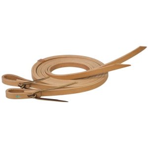 Weaver Turquoise Cross Skirting Leather Split Reins 5/8 x 7' - Russet