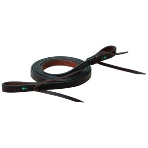 Weaver Turquoise Cross Skirting Leather Roper Rein 5/8 x 7' - Dark