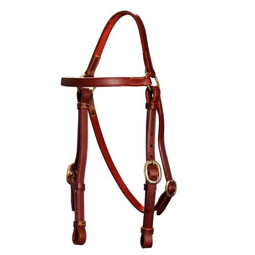 Fort Worth 5/8 inch Barcoo Bridle Head - Image 3