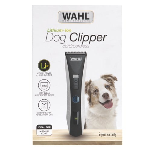 Wahl Lithium-Ion Dog Clipper Cord/Cordless