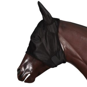 Dakota Mesh Fly Mask w/Ears - Black