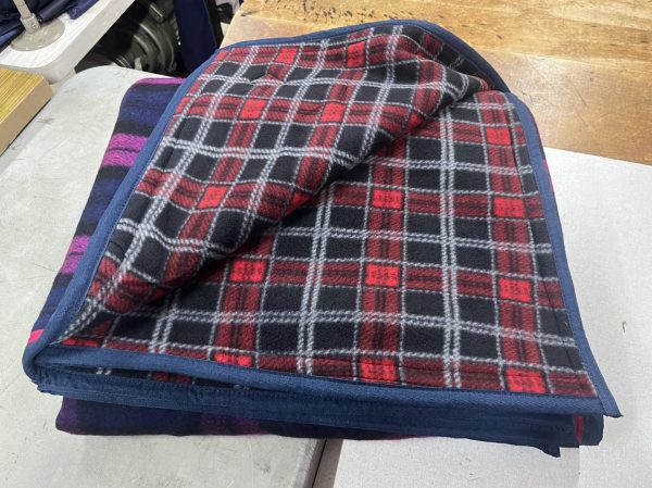 Cedar Lodge Woollen Tartan Float Rug (511gm ~ 80% wool) - Image 2