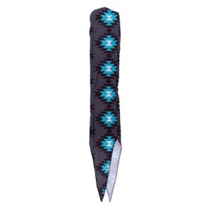 Kozy Lycra Tie In Tail Bag - Aztec/Turquoise