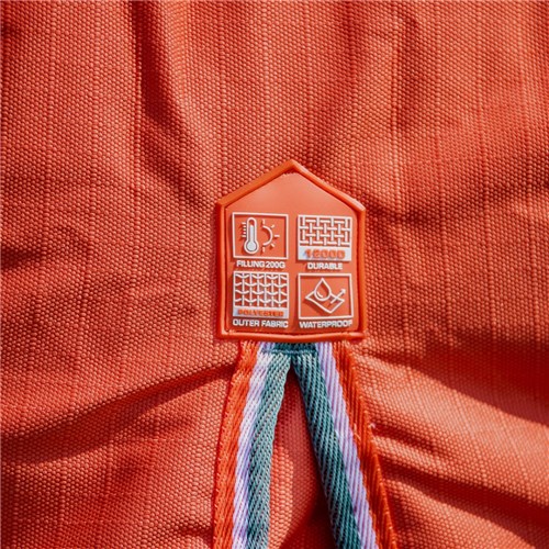 Kozy 1200D 200G Ripstop Combo - Coral/Grey - Image 3