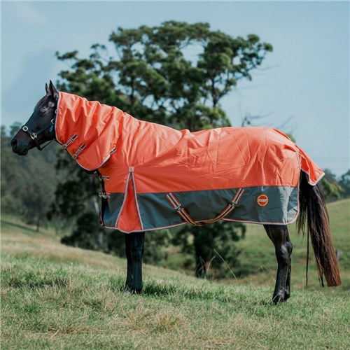 Kozy 1200D 200G Ripstop Combo - Coral/Grey - Image 4