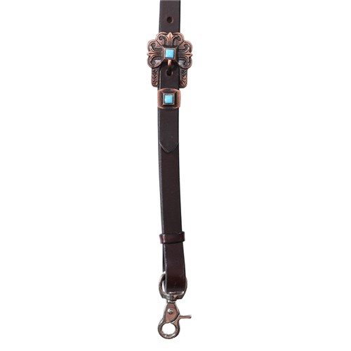 Fort Worth Wildflower Breastcollar - Turquoise & Copper - Image 4