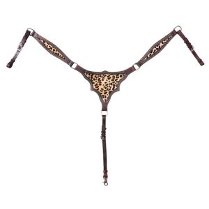 Fort Worth Savanna Breastcollar - Brown Leopard Print